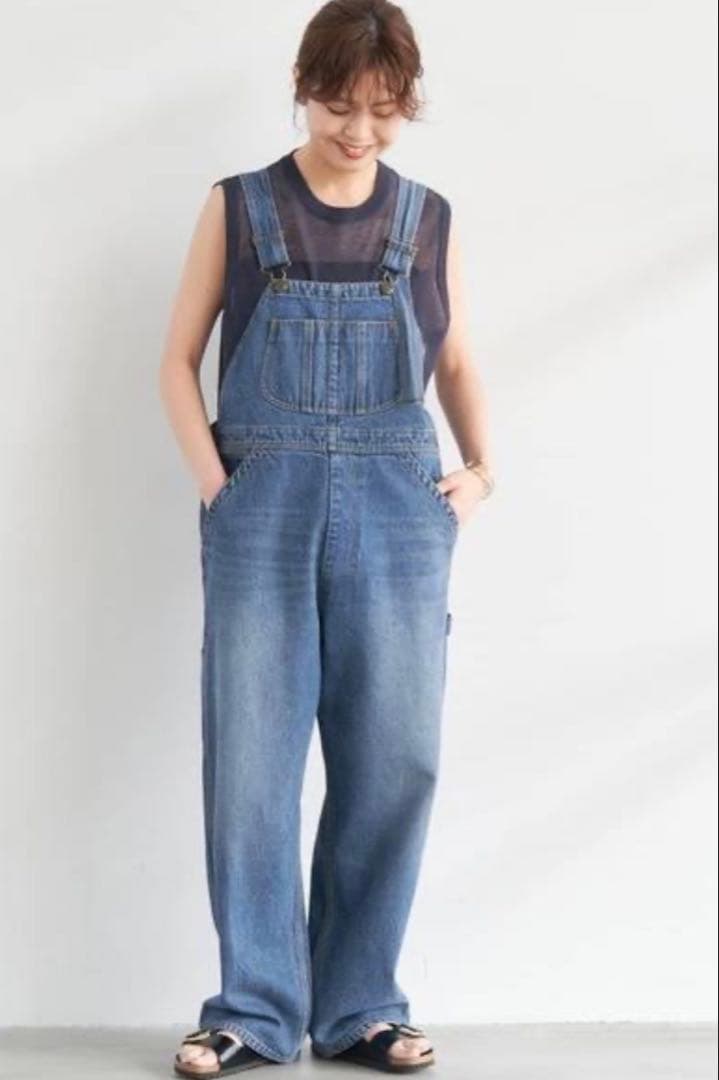 《新品・未使用タグ付》 Spick & Span 佐藤栞里デニムサロペット 38