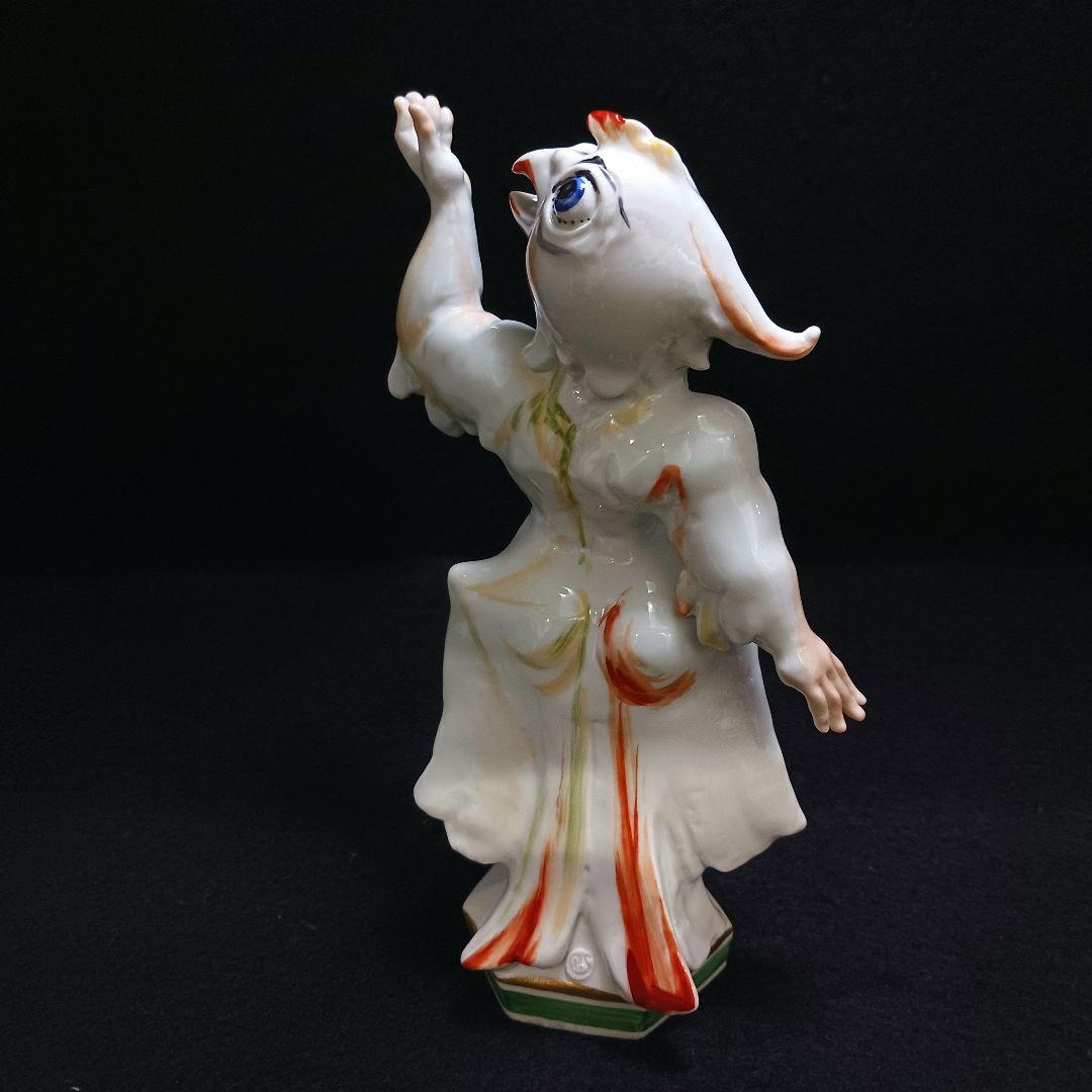 Y2830 マイセン ペーター・シュトラング作 音楽動物シリーズ 人形　ten