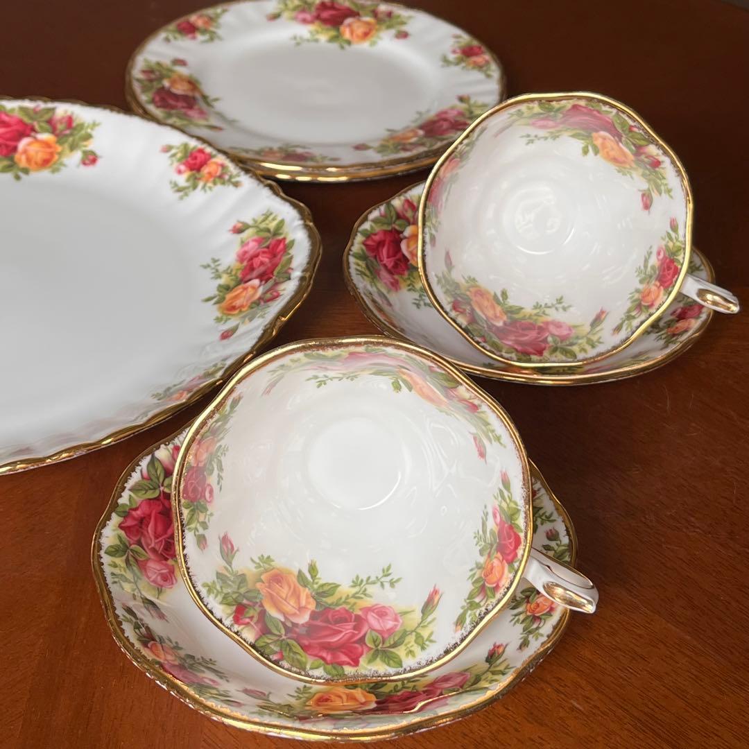 【美品】ロイヤルアルバート★オールドカントリーローズ★Tea for two
