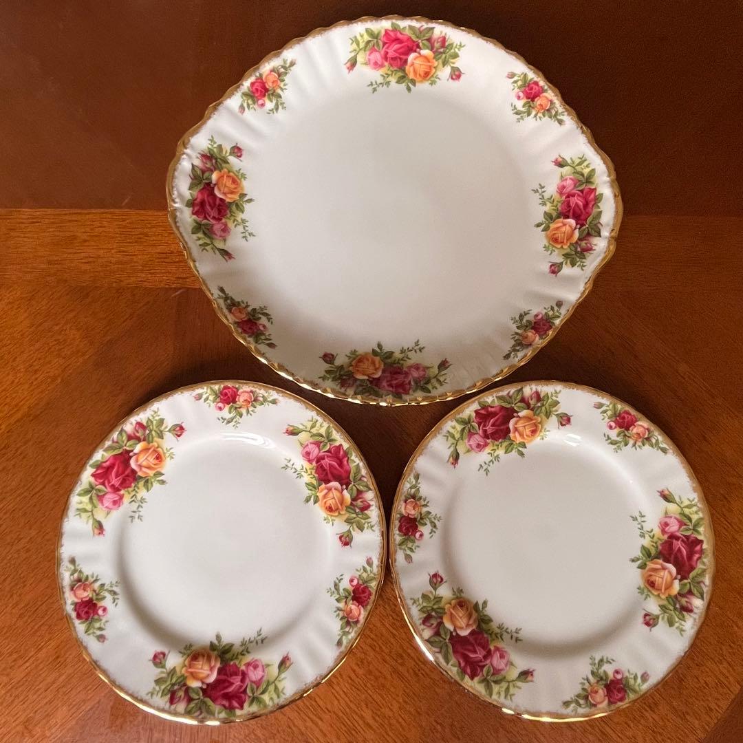 【美品】ロイヤルアルバート★オールドカントリーローズ★Tea for two