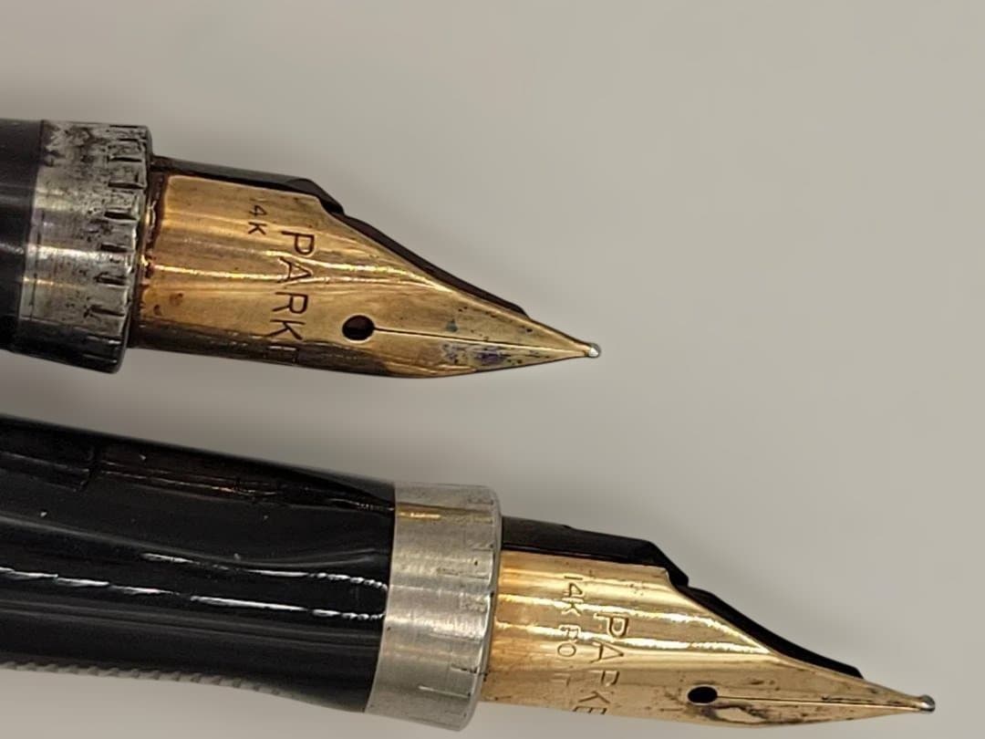 PARKER パーカー 万年筆 14K STERLING SILVER 2本