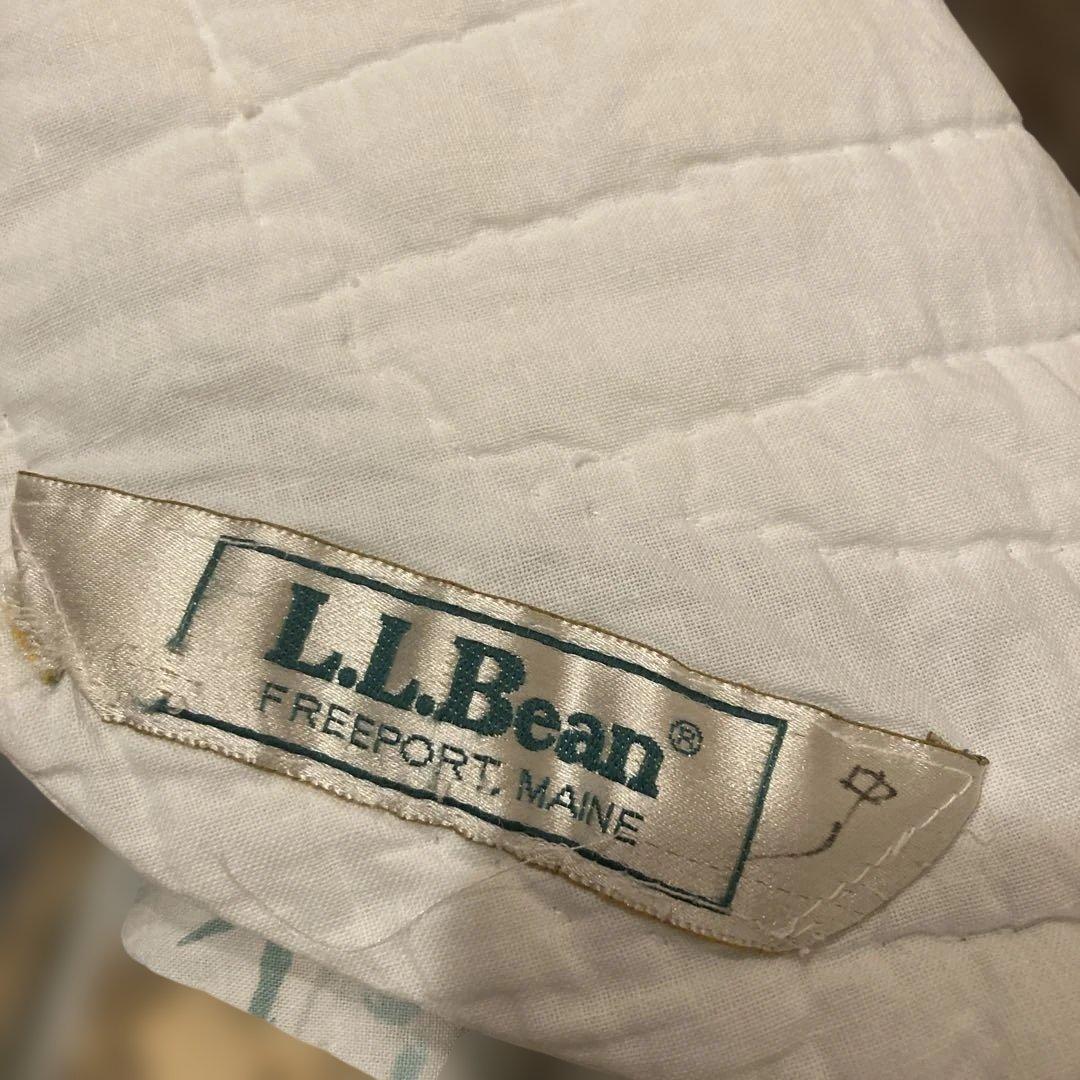 LLビーン 農村風景デザインのキルティング生地