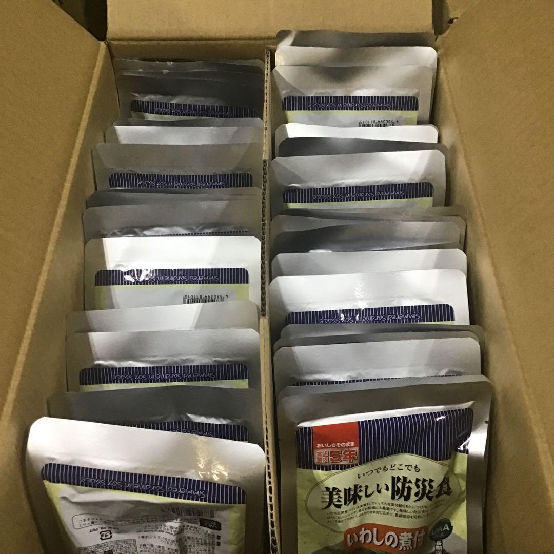 いわしの煮付け５０食　　アルファフーズ　賞味期限２０２６年１０月　災害　登山