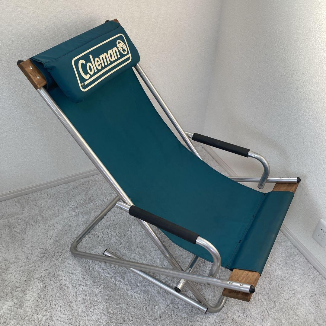 コールマン ロッキングチェア C910-718J アウトドアチェア　レトロ