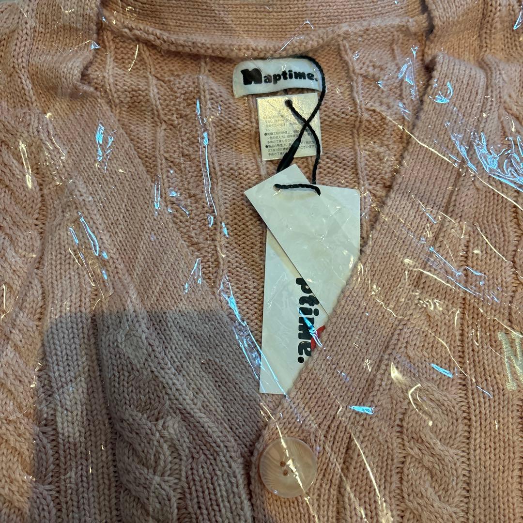 naptime カーディガン ピンク