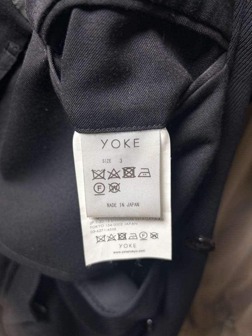 YOKE 21ssメンズ2wayコート