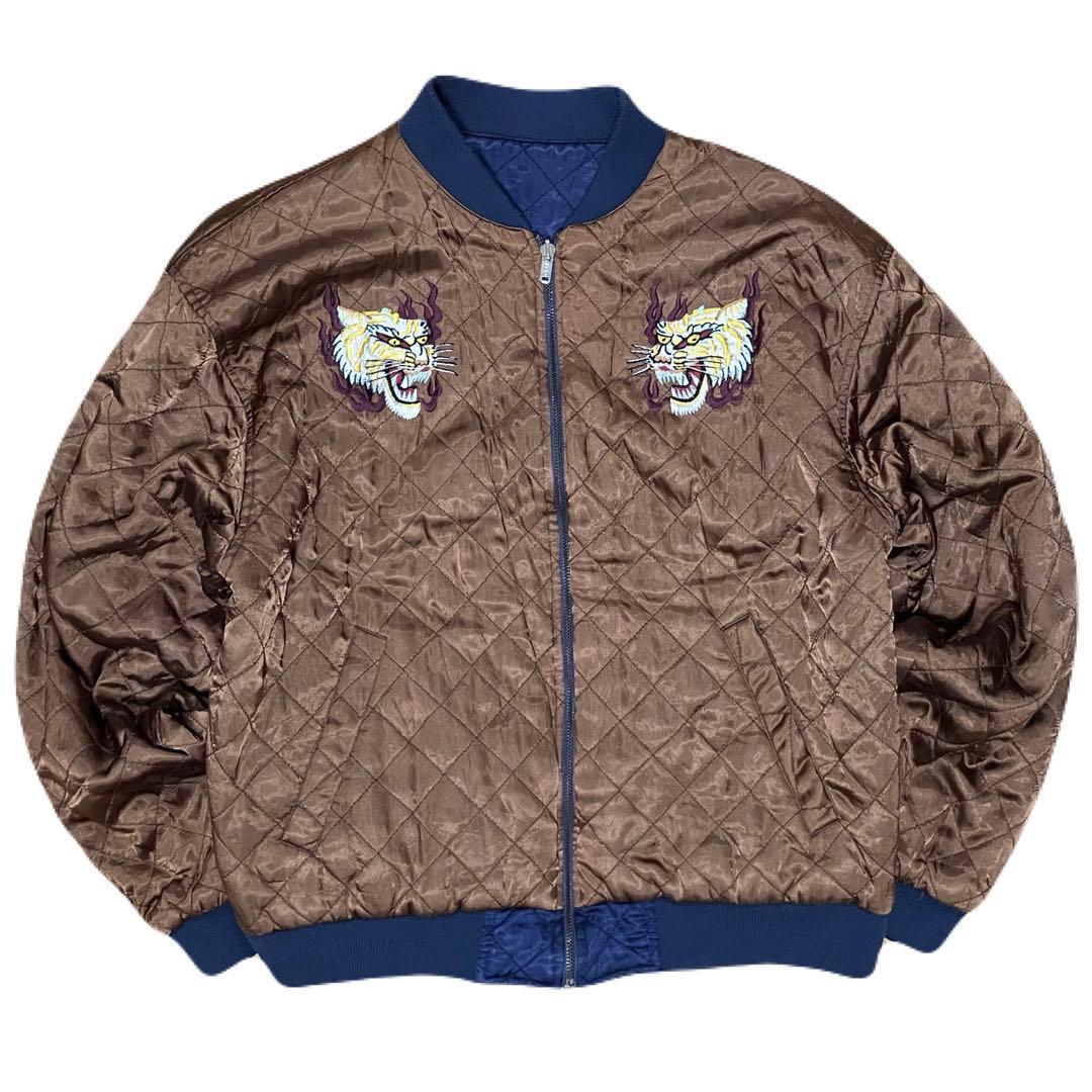 80s金タグ CREAM SODA クリームソーダ リバーシブル スカジャン