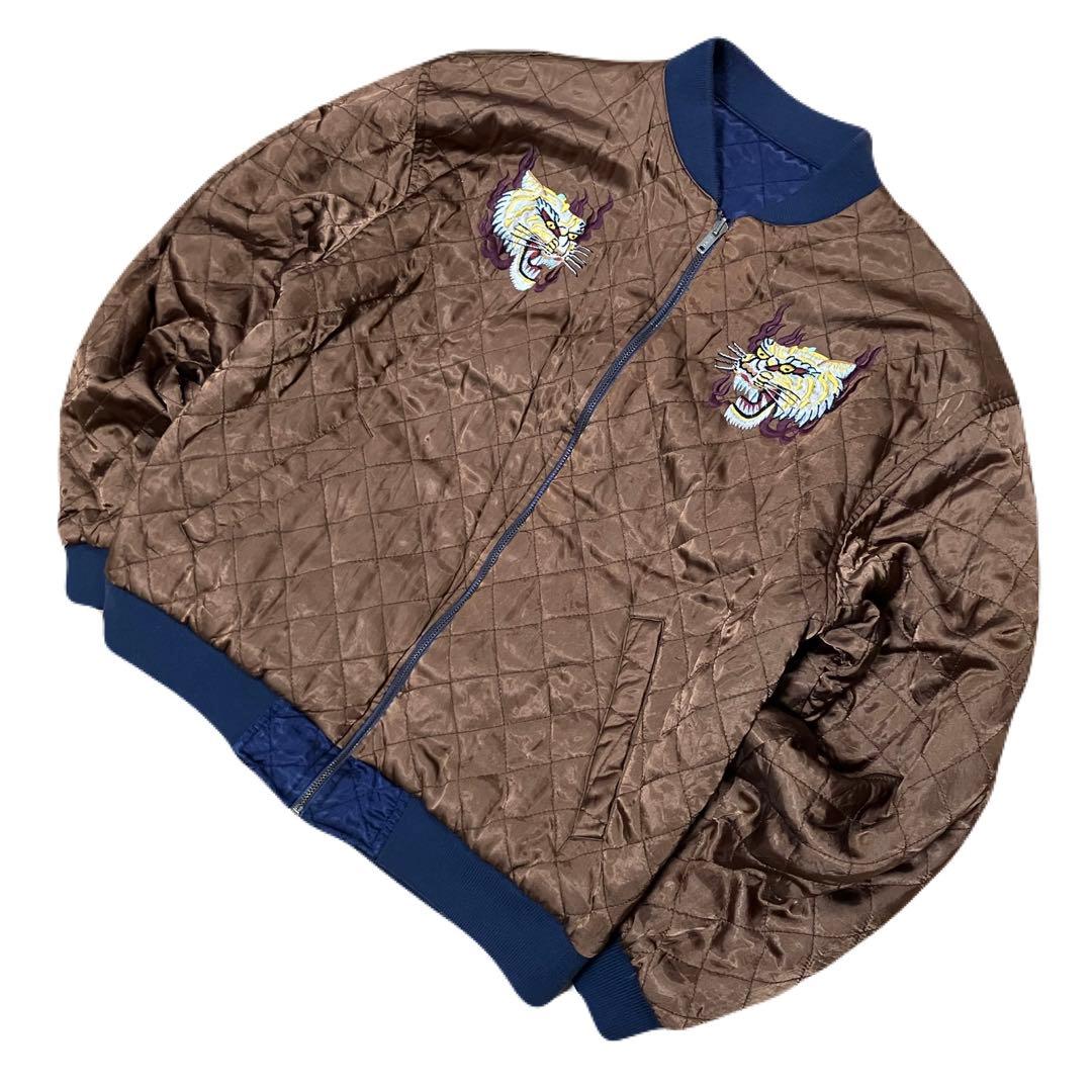 80s金タグ CREAM SODA クリームソーダ リバーシブル スカジャン