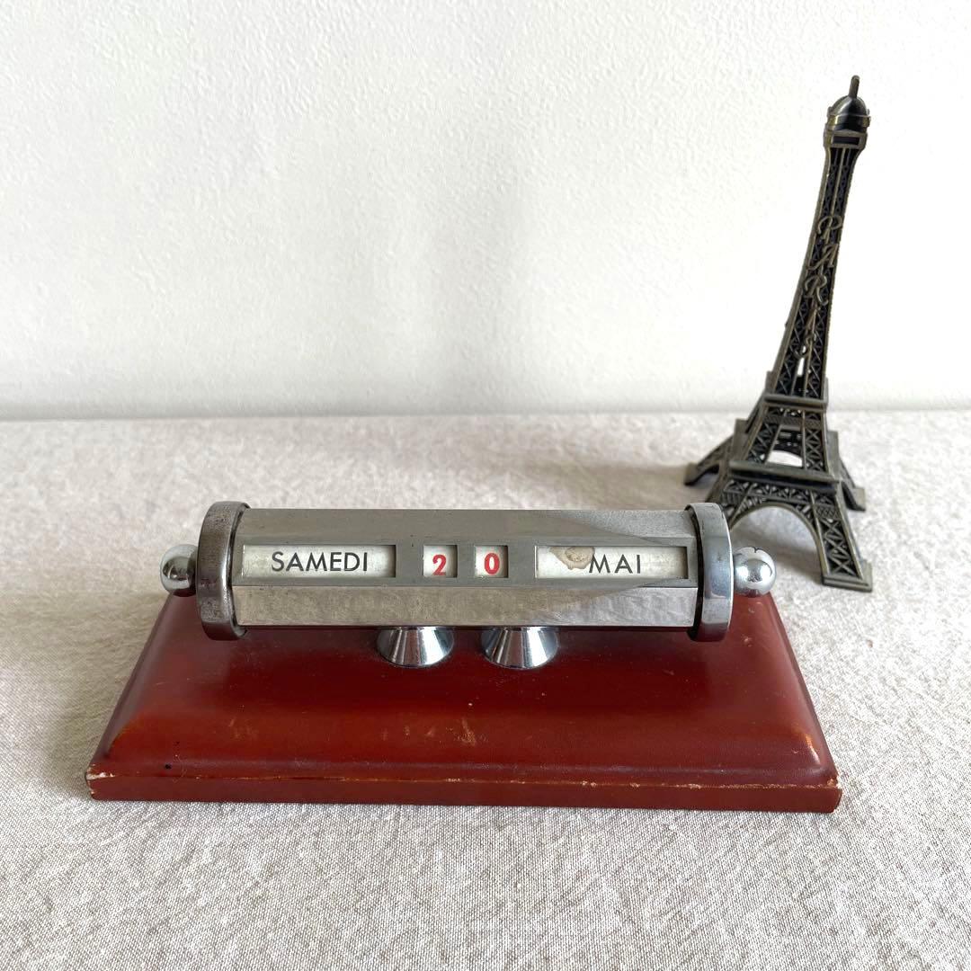 フランス　卓上カレンダー　アンティーク