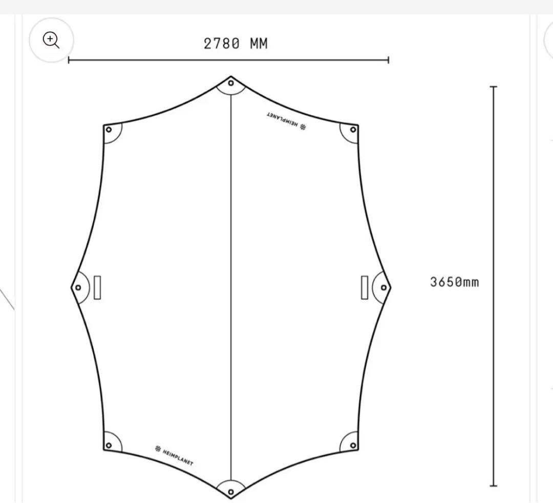 ハイムプラネット Heimplanet CAIRO CAMO タープM