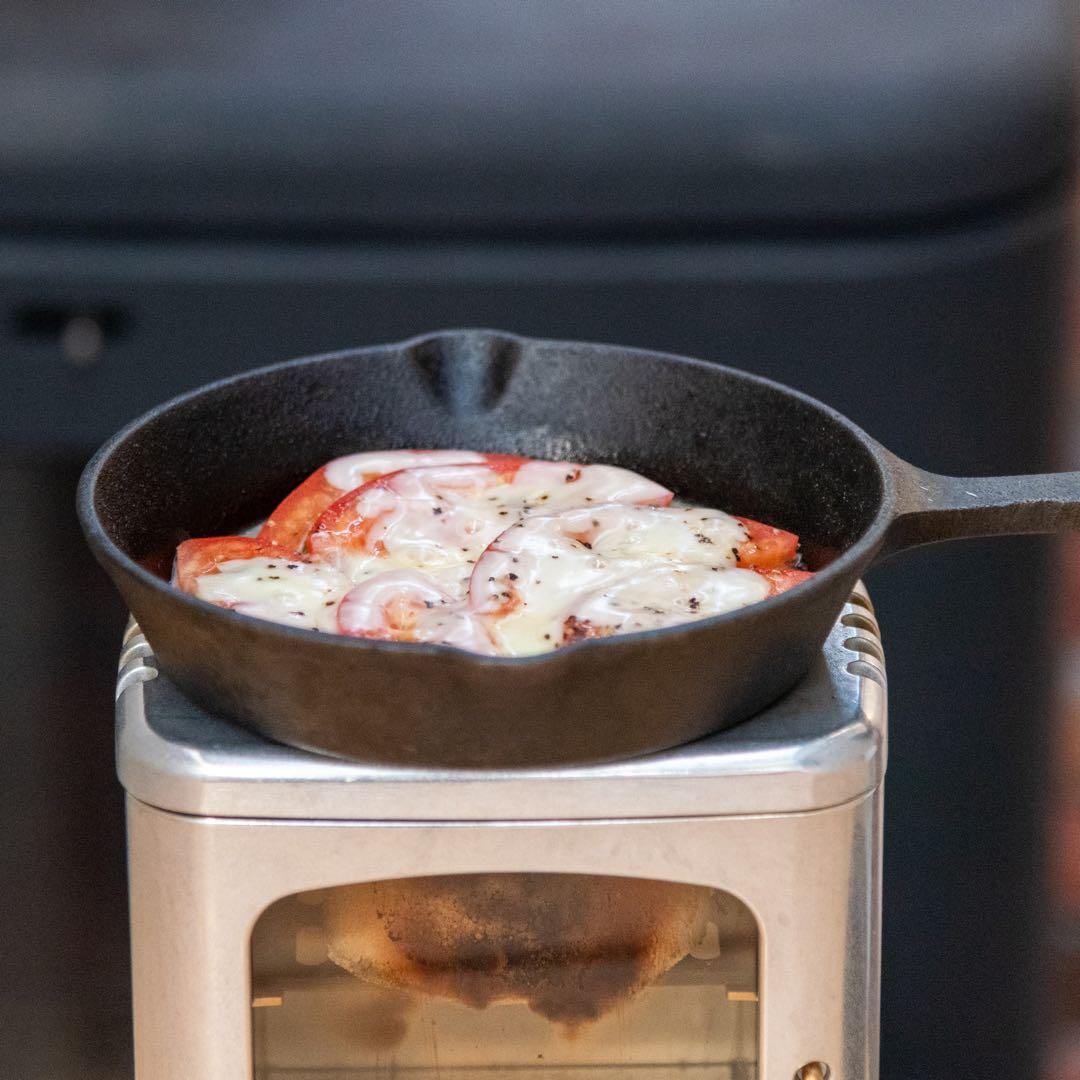 mokumoku ちいさなまきストーブコンロ 日本製 ミニ薪ストーブ 調理/癒し