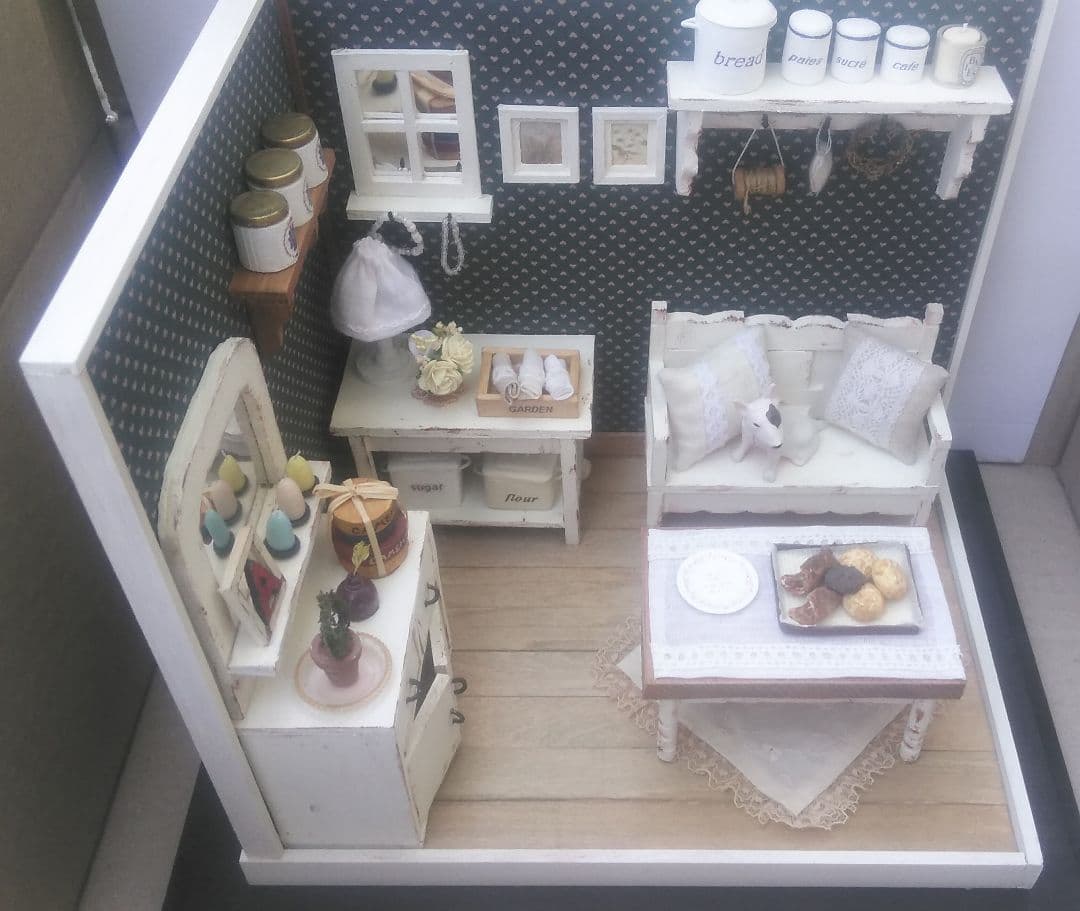 カントリー　ドールハウス　ミニチュアハウス