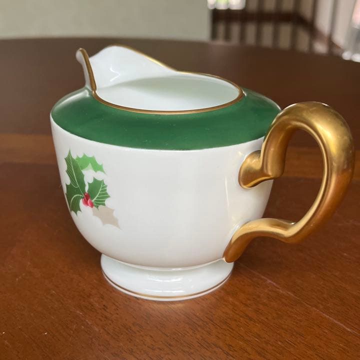 【ビンテージ】大倉陶園★柊ヒイラギ★ミルクジャグ