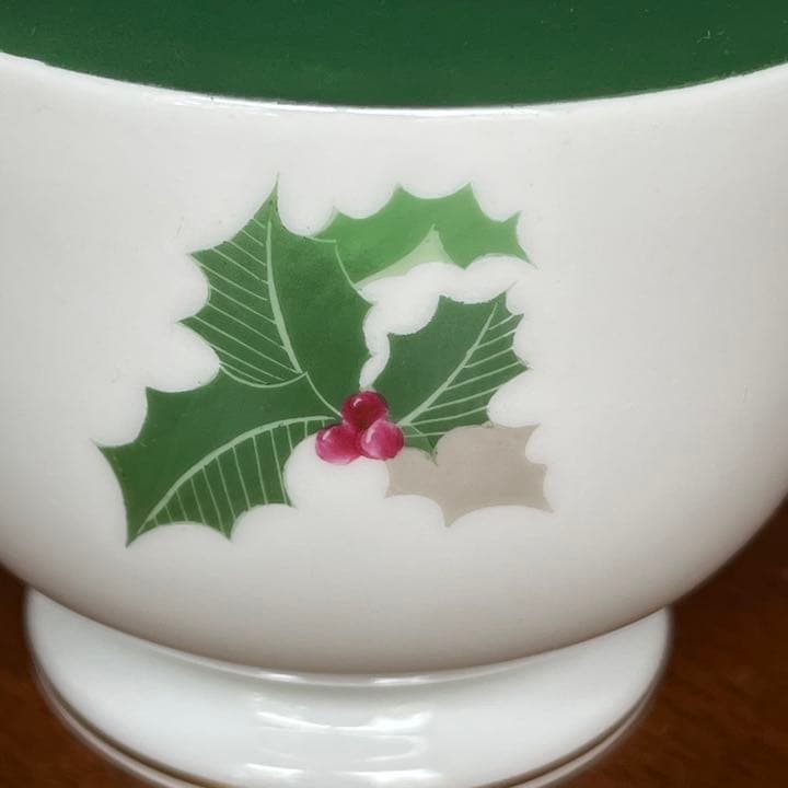 【ビンテージ】大倉陶園★柊ヒイラギ★ミルクジャグ