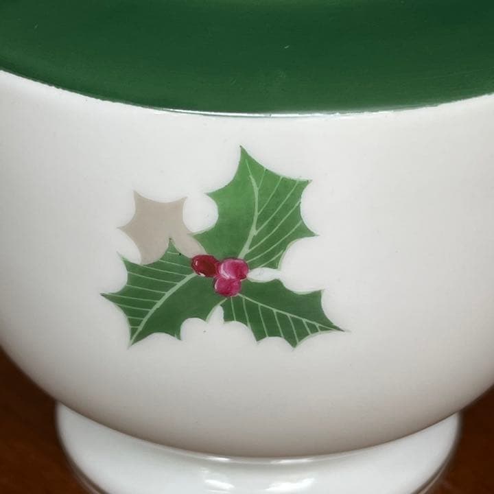 【ビンテージ】大倉陶園★柊ヒイラギ★ミルクジャグ