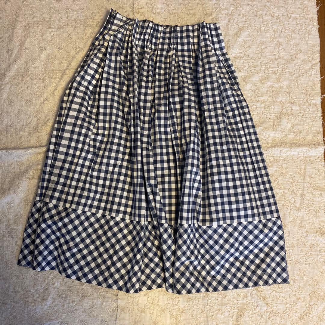 美品　トリココムデギャルソン チェック　スカート