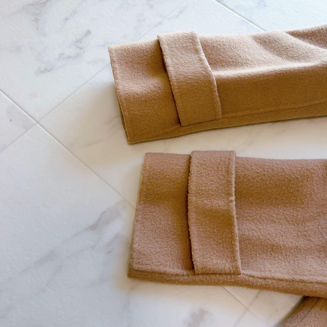 Theory カシミヤ混 ベルテッド ダブルフェイス コート P ベルト付