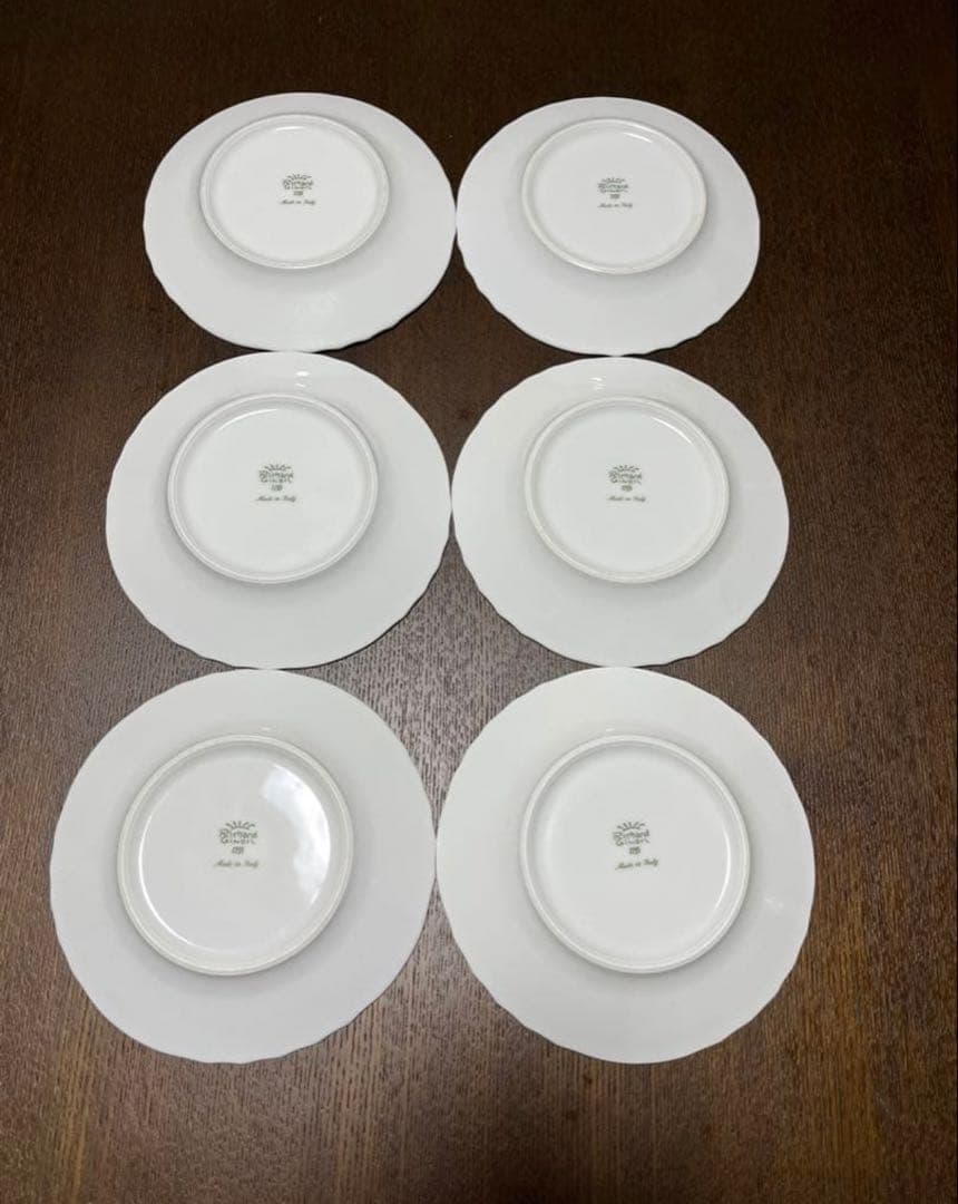 ベッキオホワイト 17cm デザートプレート 6枚セット リチャードジノリ