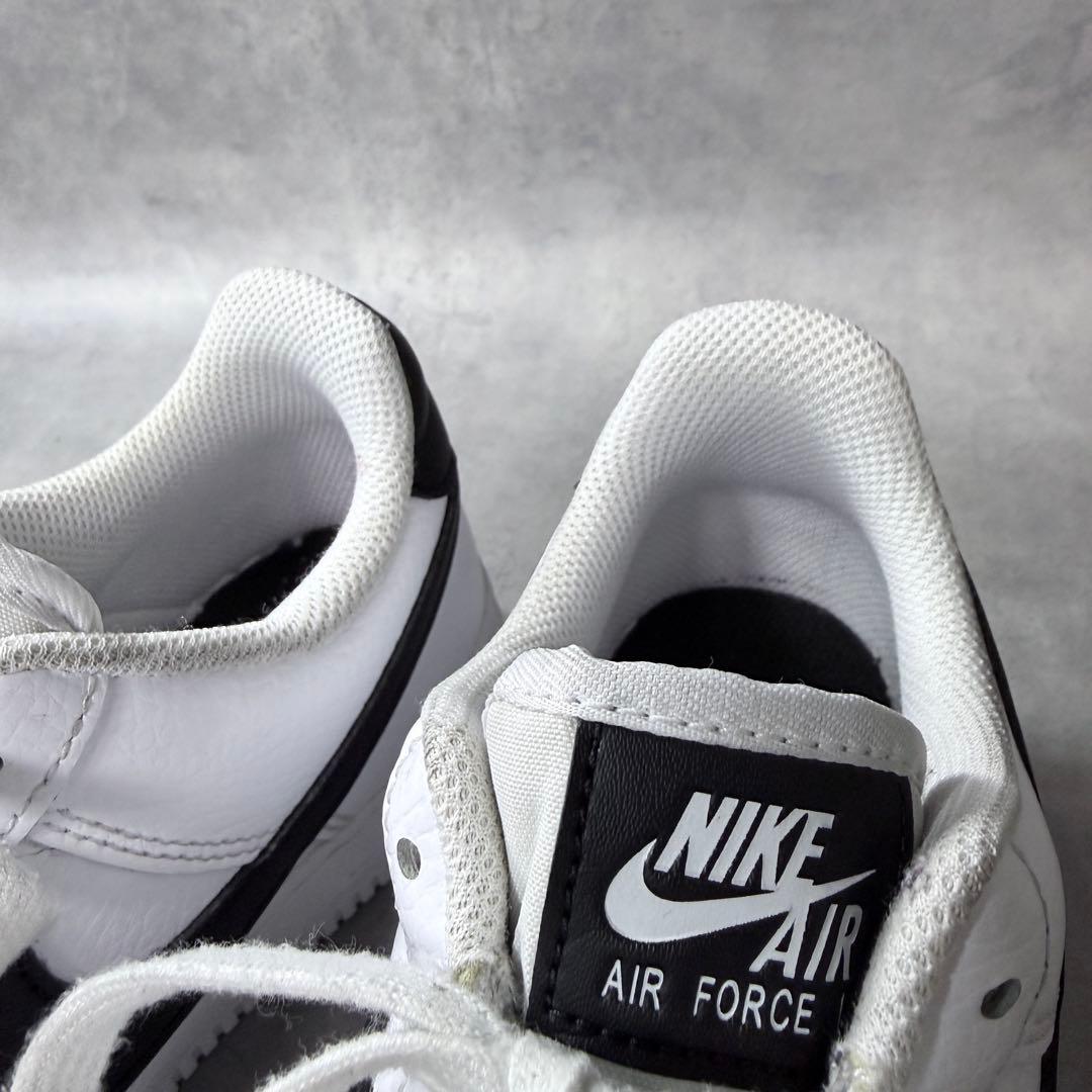 ナイキ エアフォース1 NIKE ホワイト ブラック 白黒 人気 24cm