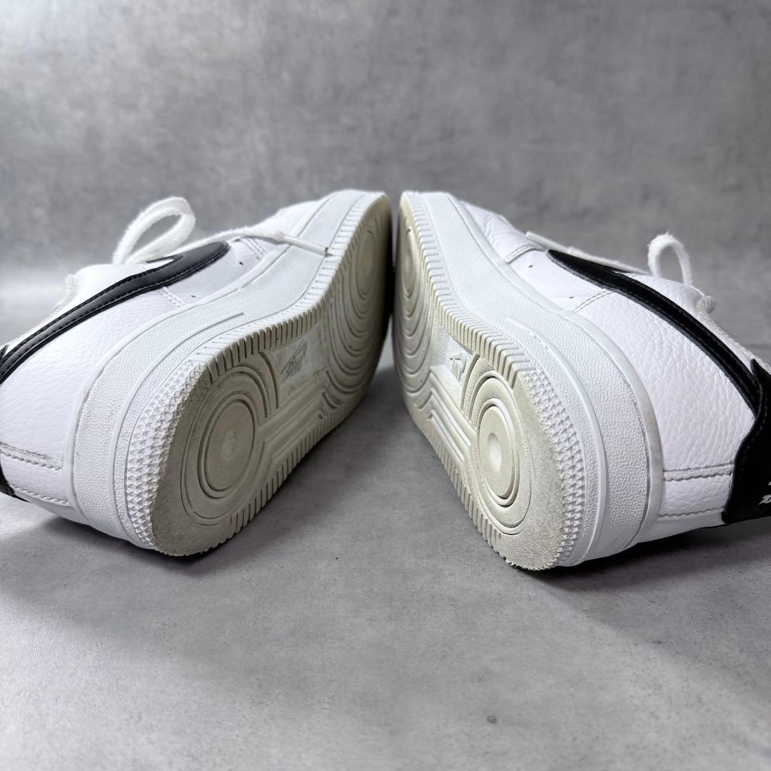 ナイキ エアフォース1 NIKE ホワイト ブラック 白黒 人気 24cm