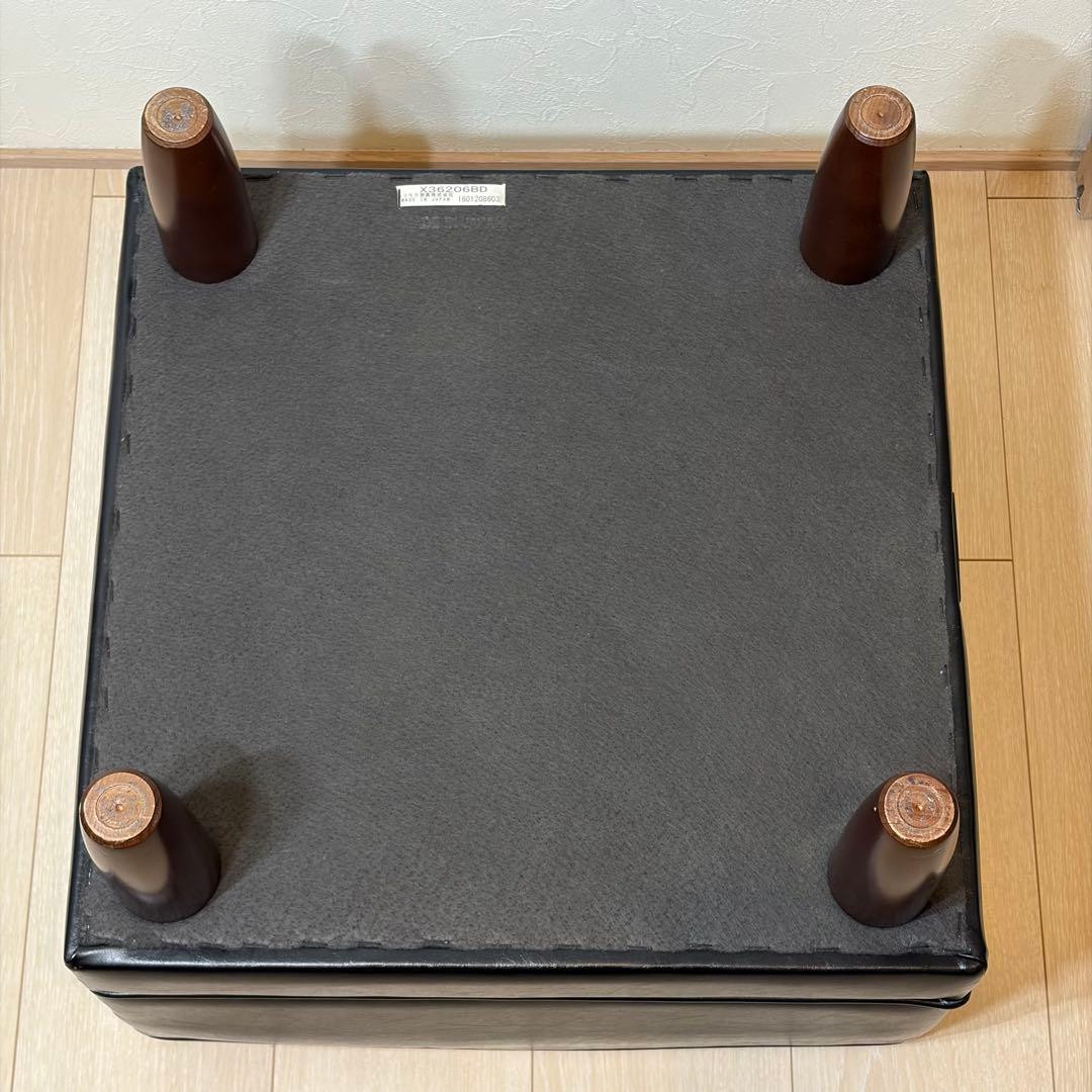 KARIMOKU60 カリモク　オットマン ブラック