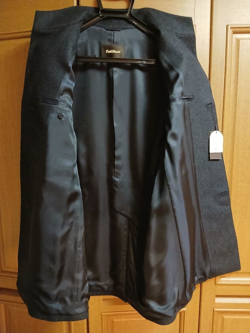 PaulStuart カシミヤ混スタンドカラーコート（現行品）新品未使用タグ付き