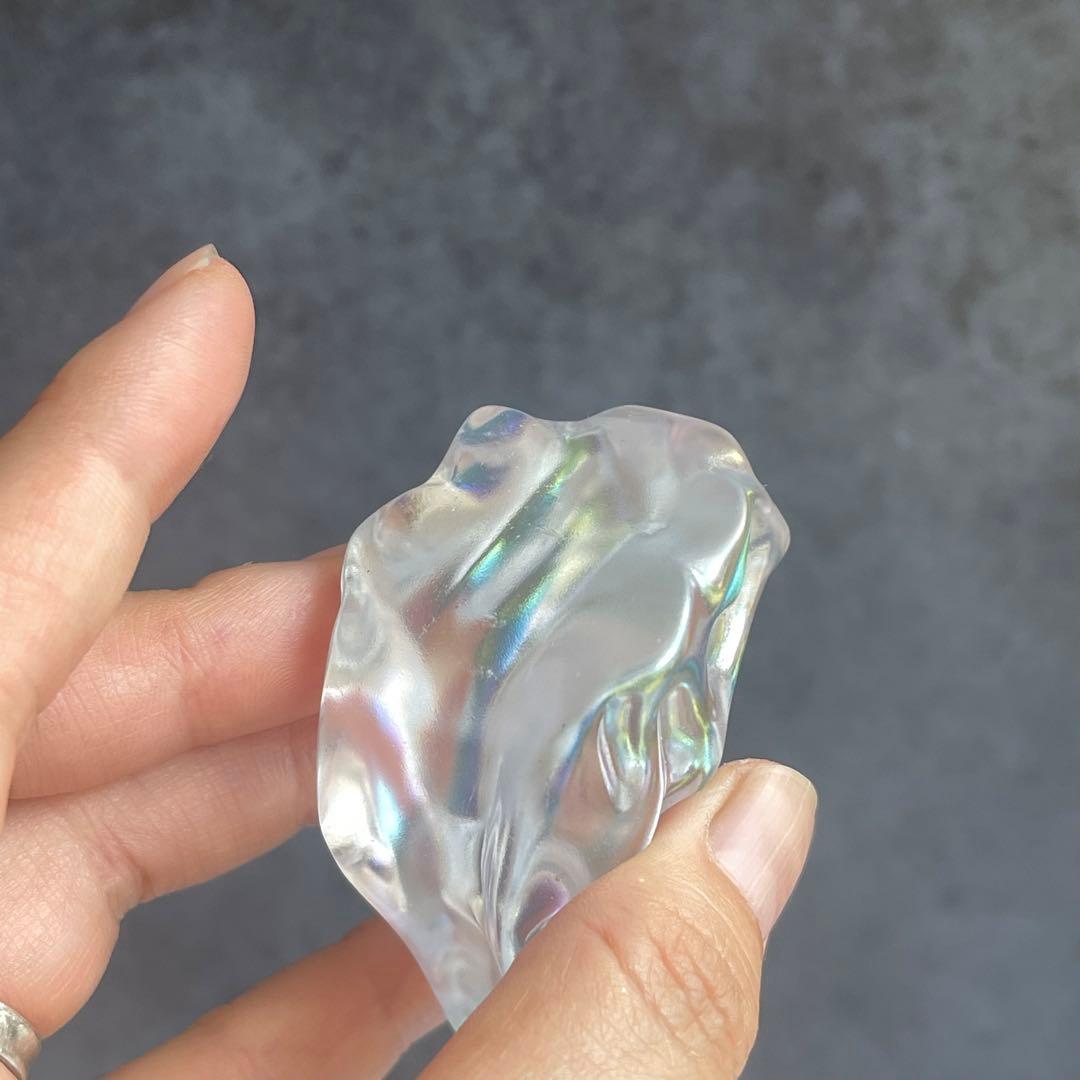 オーロラ クォーツ クリアクォーツ 恐竜