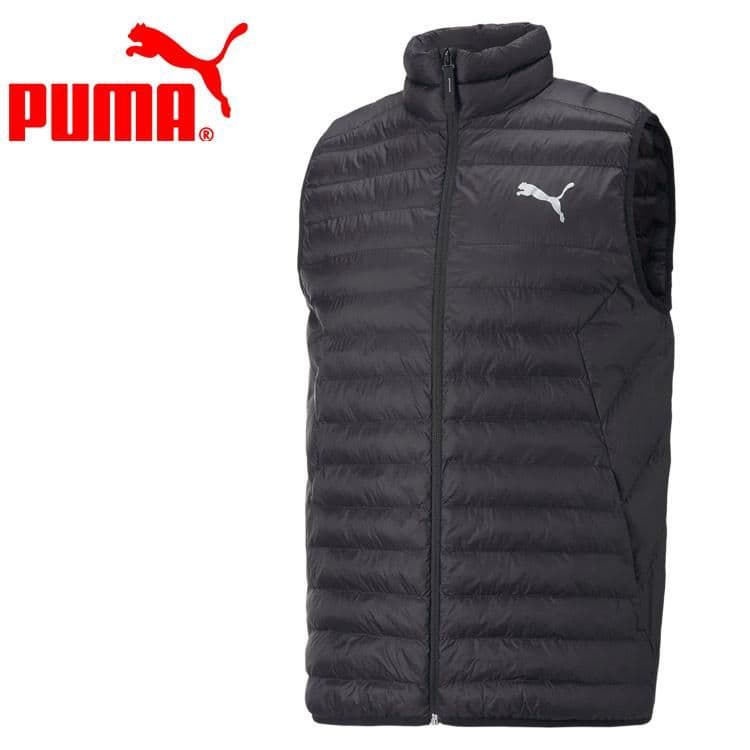 新品Puma Primaloft 黒 ダウンベスト　XL
