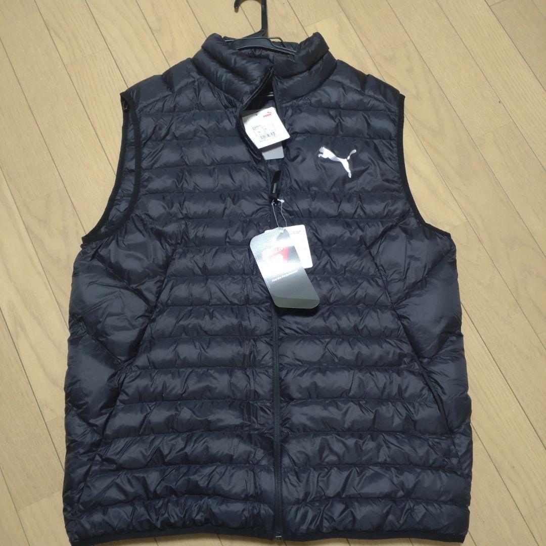 新品Puma Primaloft 黒 ダウンベスト　XL