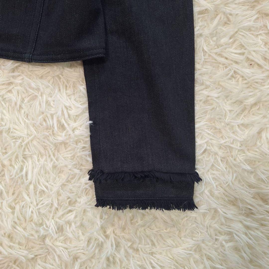 美品✨ FOXEY フォクシー 近年モデル デニムノーカラージャケット