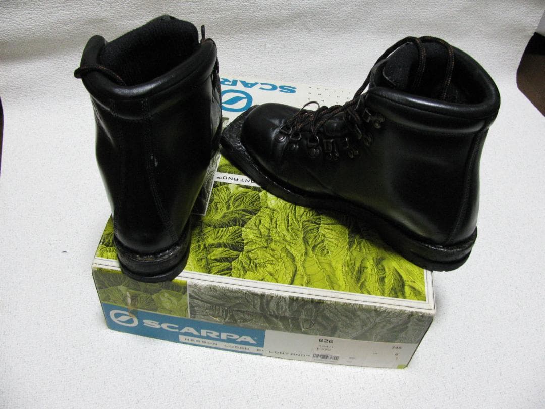 希少 スカルパ SCARPA ビンソン テレマーク レザーブーツ UK6
