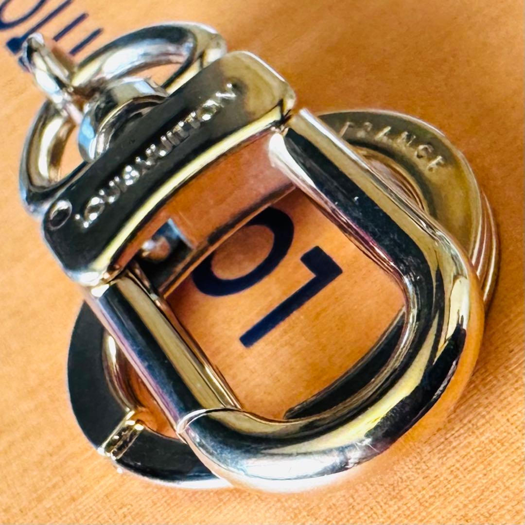 LOUIS VUITTON ゴールド アノクレ キーホルダー キーリング 極美品