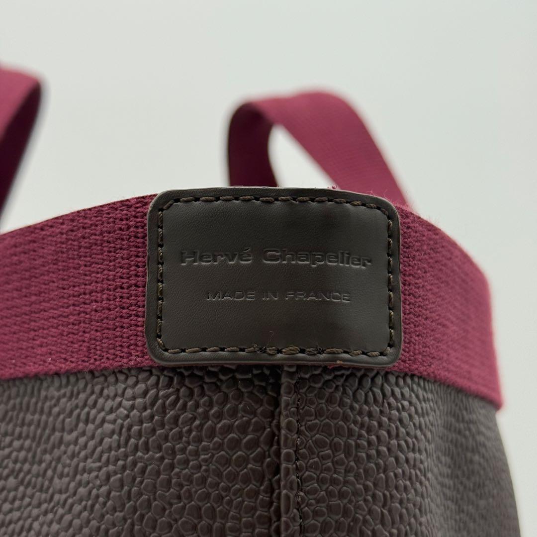 エルベシャプリエ 705GP コーテッドキャンバス スクエアトートバッグ