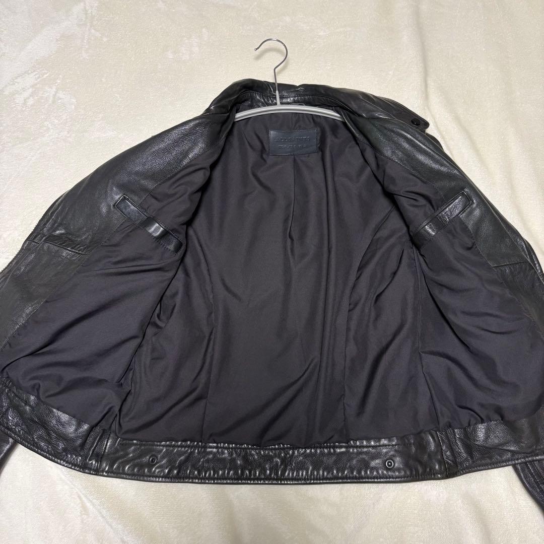 極美品　ALLSAINTS オールセインツ　本革　ライダース　ブラック　ダブル