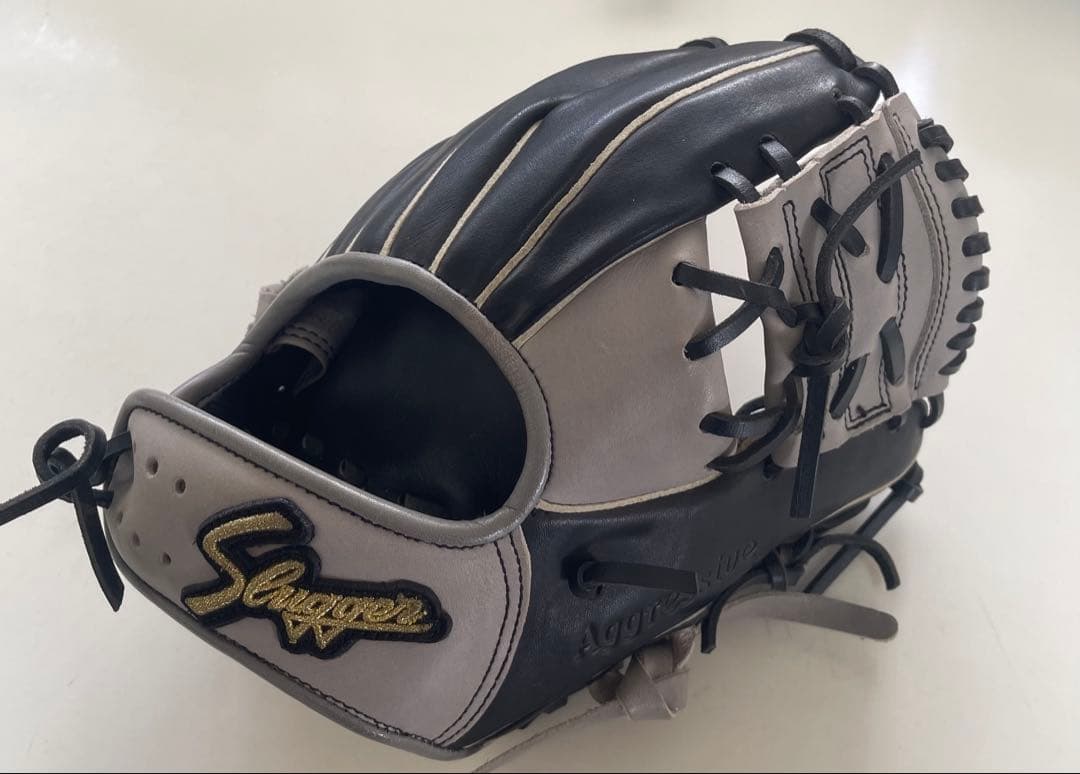 久保田スラッガー　トレーニンググラブ　ブラック×Dグレー　右投げ用