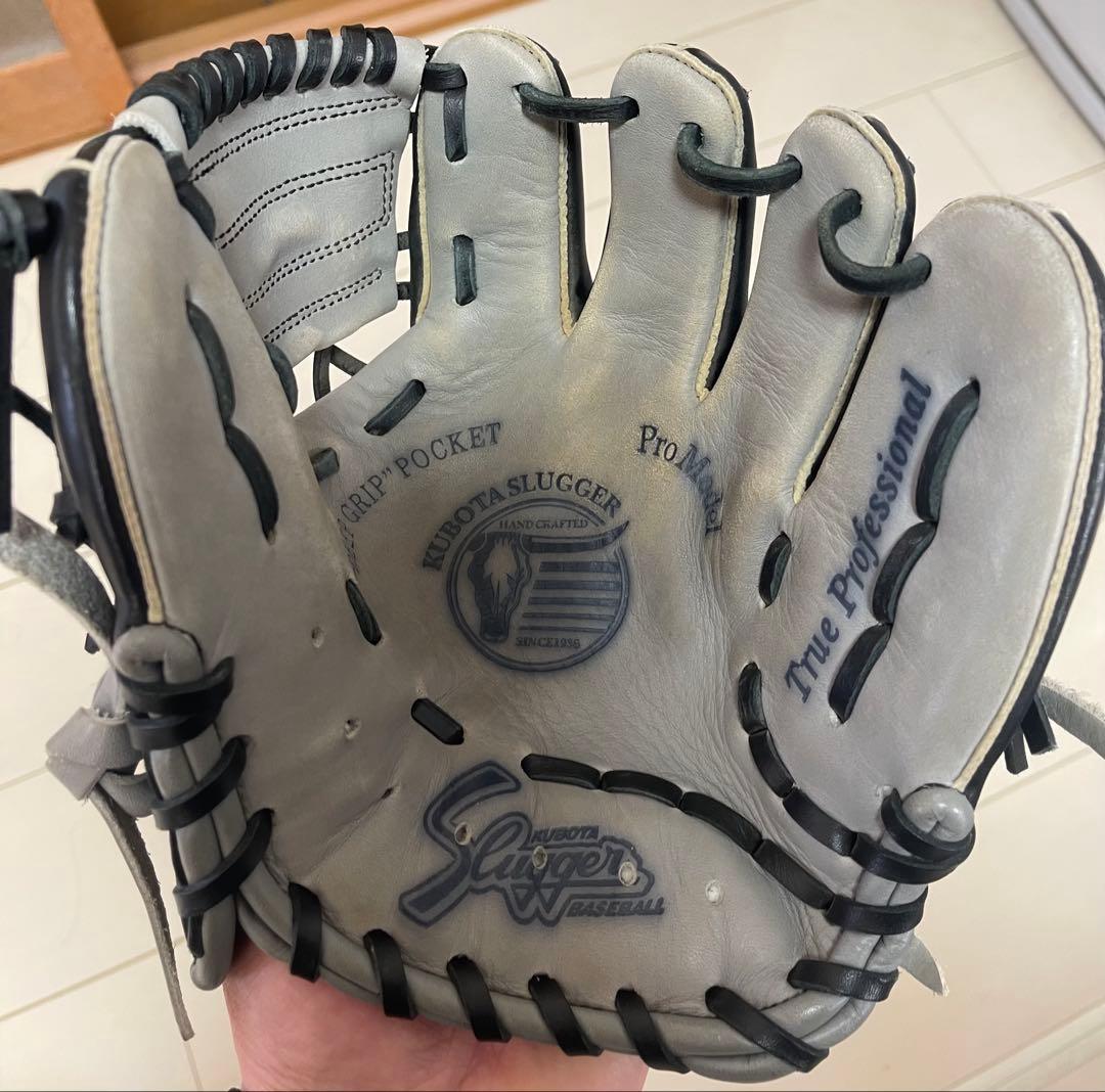 久保田スラッガー　トレーニンググラブ　ブラック×Dグレー　右投げ用