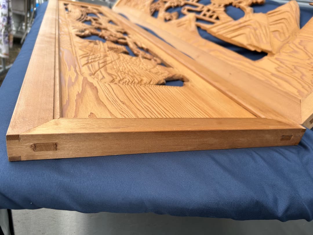 【中古品】 欄間 2枚