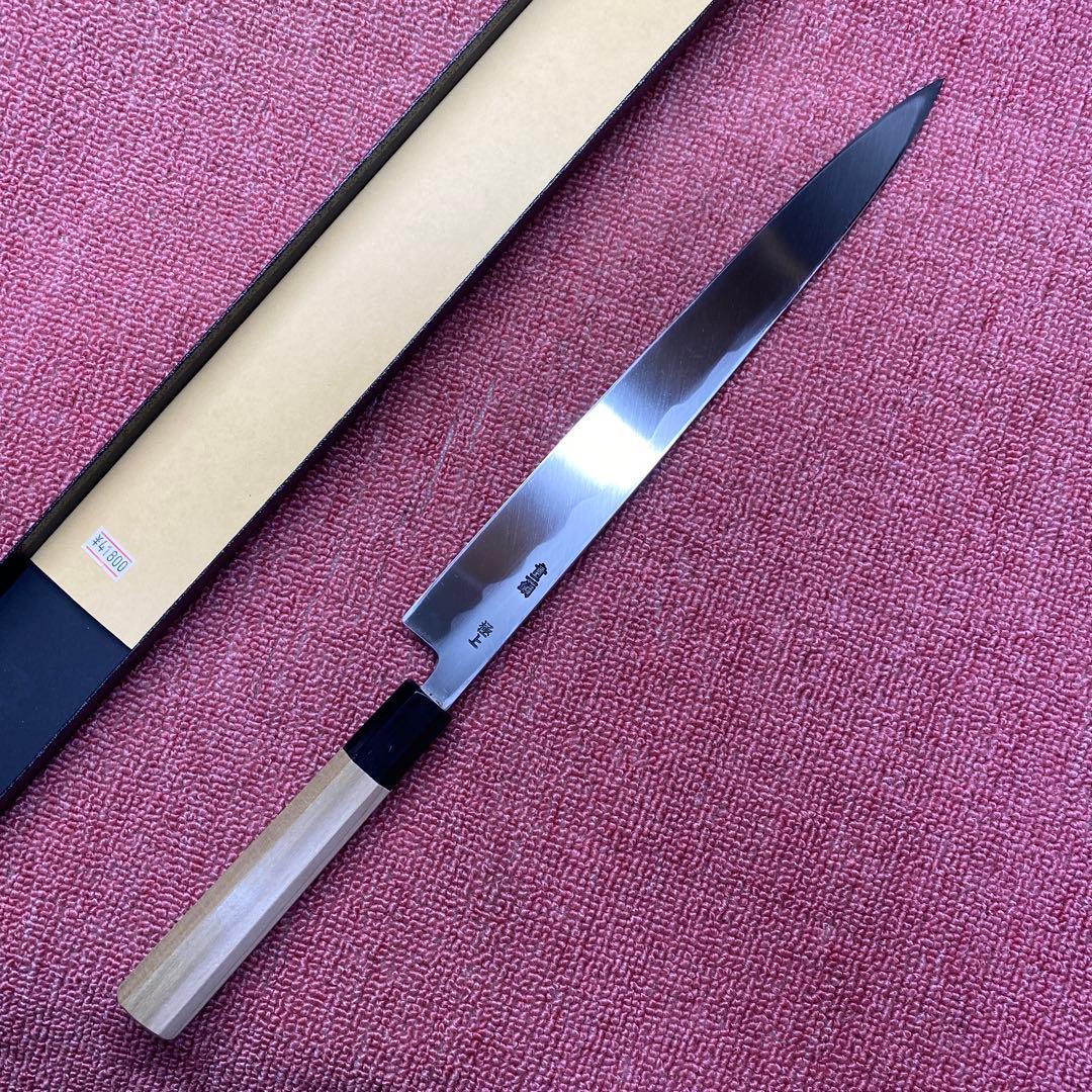 青二鋼　柳刃包丁　300㎜ 尺0寸