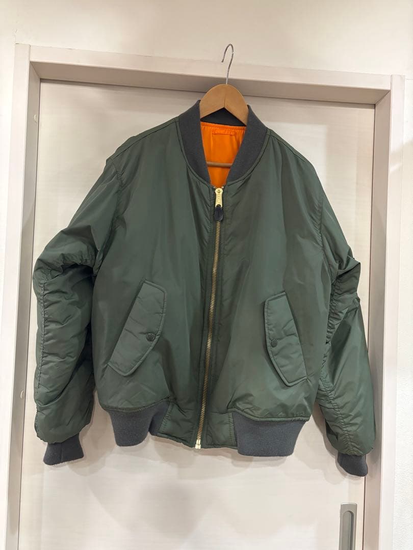 美品　ロスコ　ROTHCO オリーブグリーン MA-1 フライトジャケット