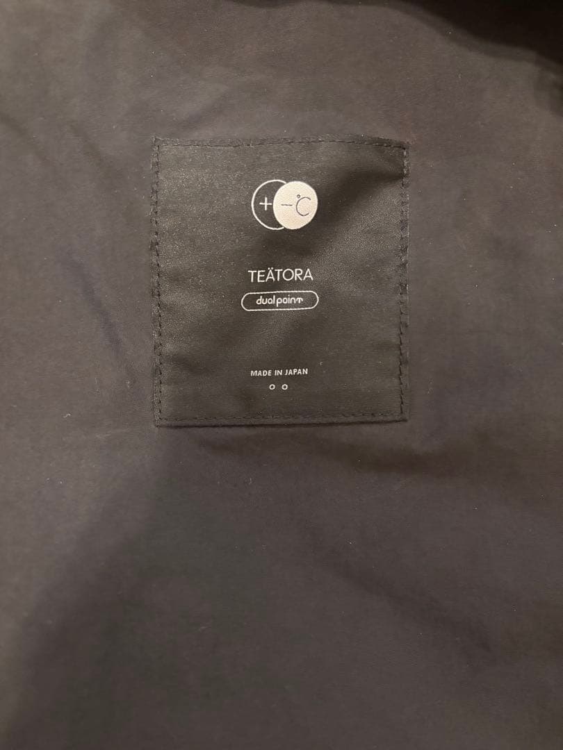 ジャケット・アウター [TEATORA] WALLET COAT - dual point BLACK