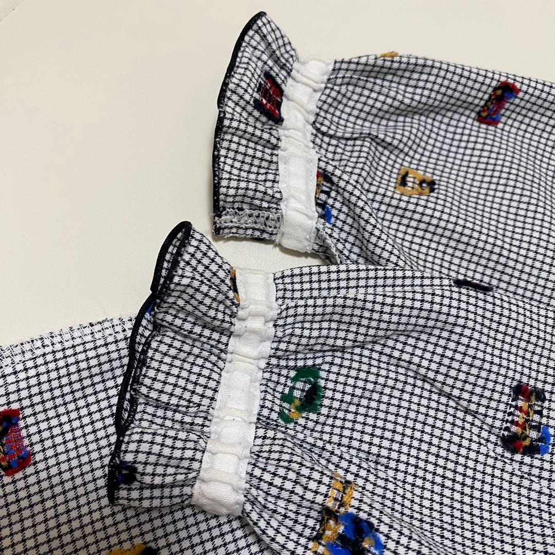 ファミリア　ロンドンシリーズ　イギリス　90cm 長袖　チェック柄ワンピース