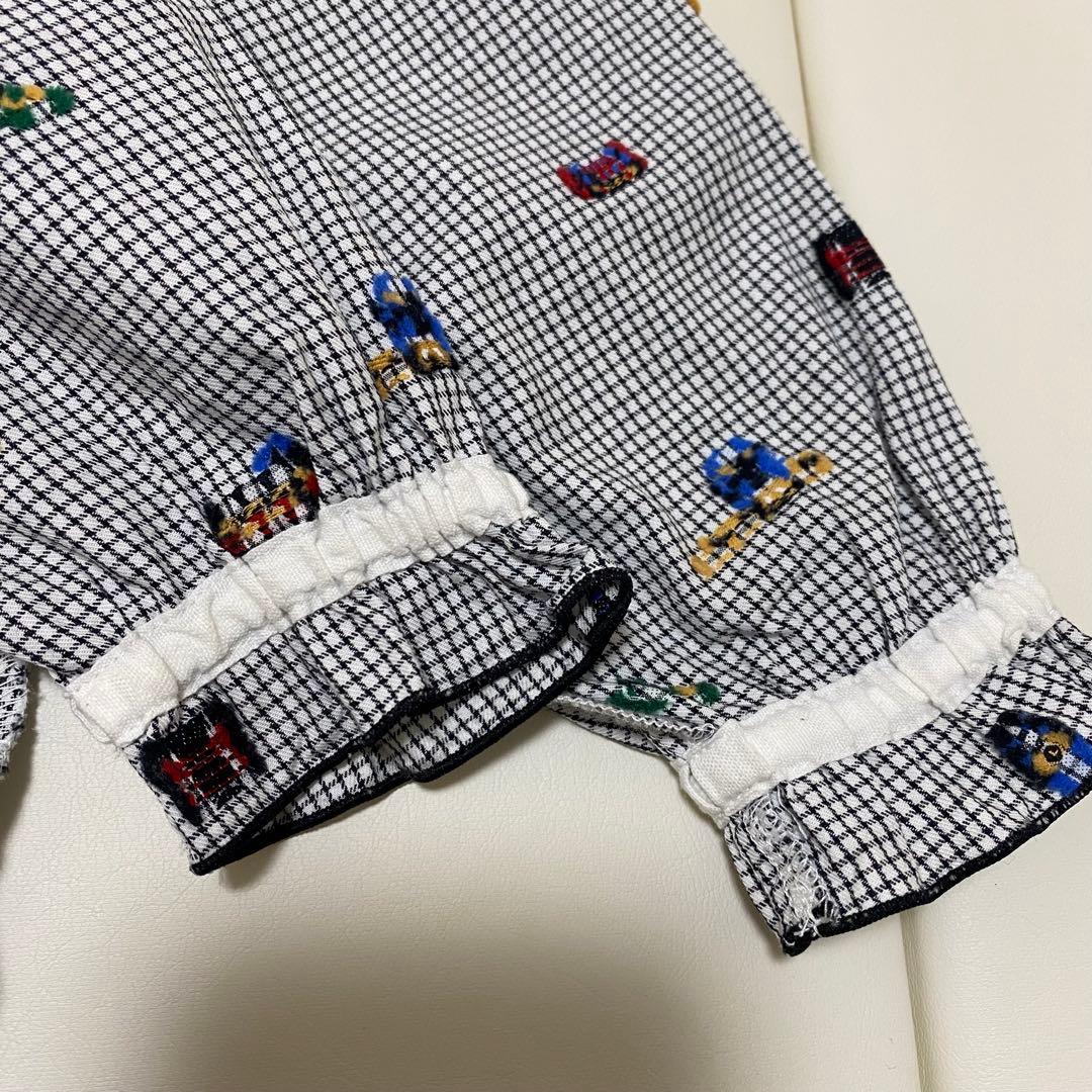 ファミリア　ロンドンシリーズ　イギリス　90cm 長袖　チェック柄ワンピース