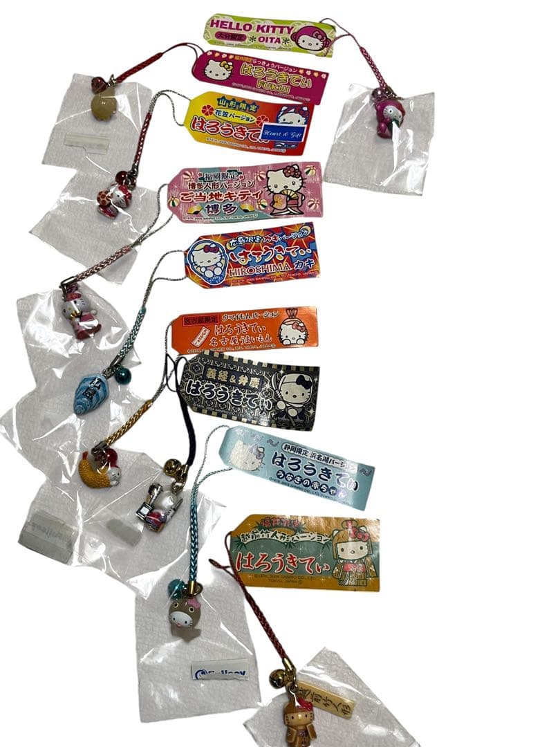 ハローキティ ご当地ストラップ　35個セット