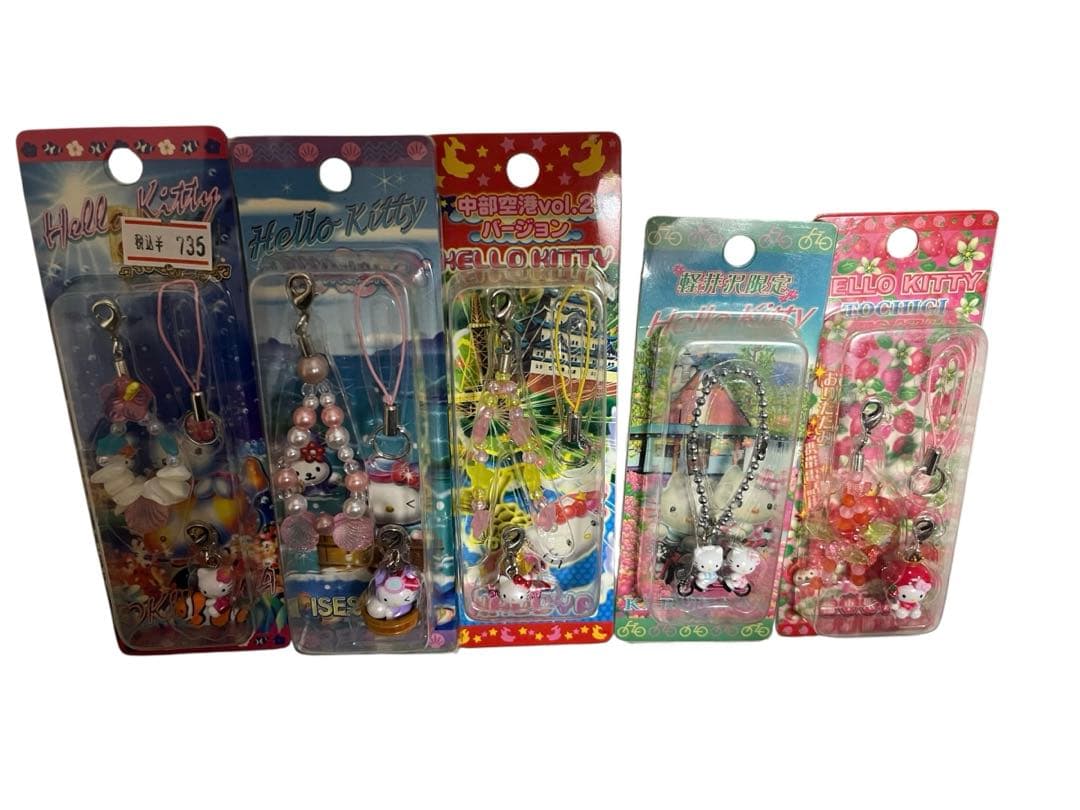 ハローキティ ご当地ストラップ　35個セット