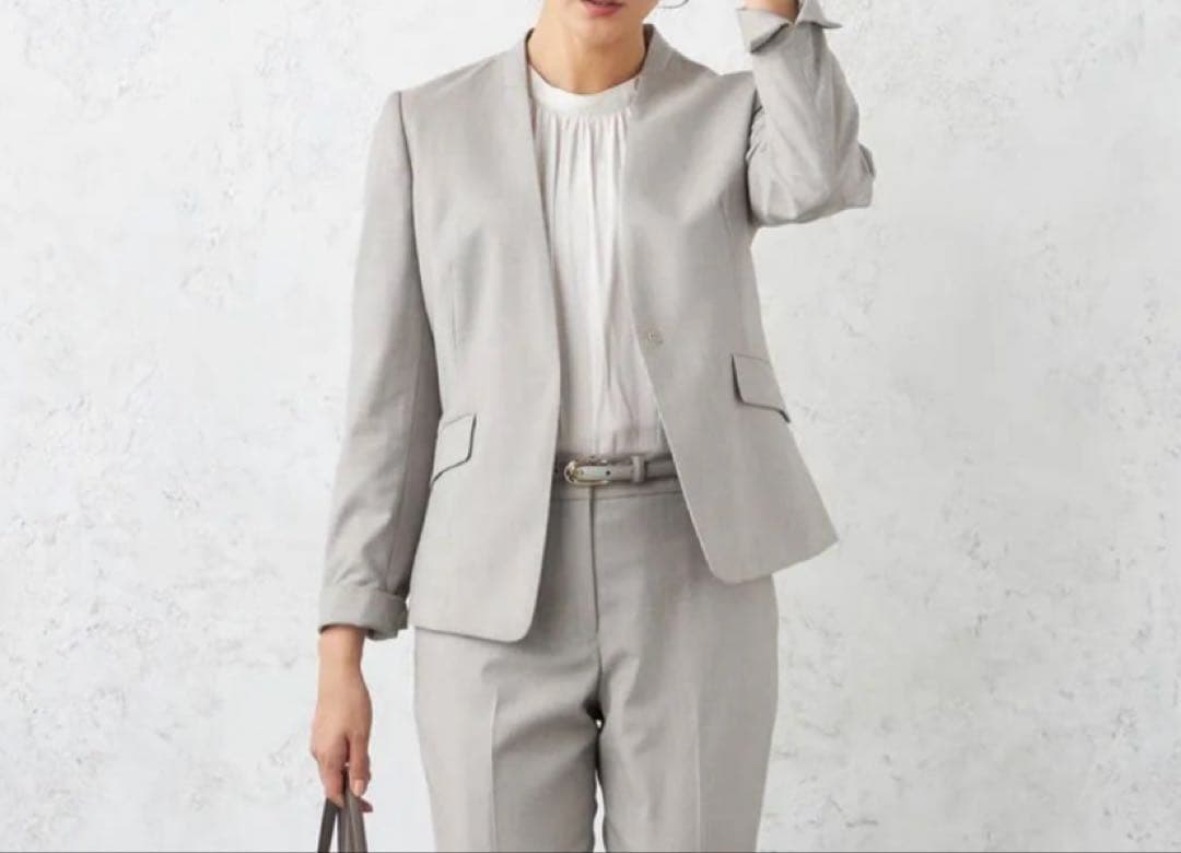 未使用級！オリヒカ THE 3rd SUITS ノーカラー　セットアップ