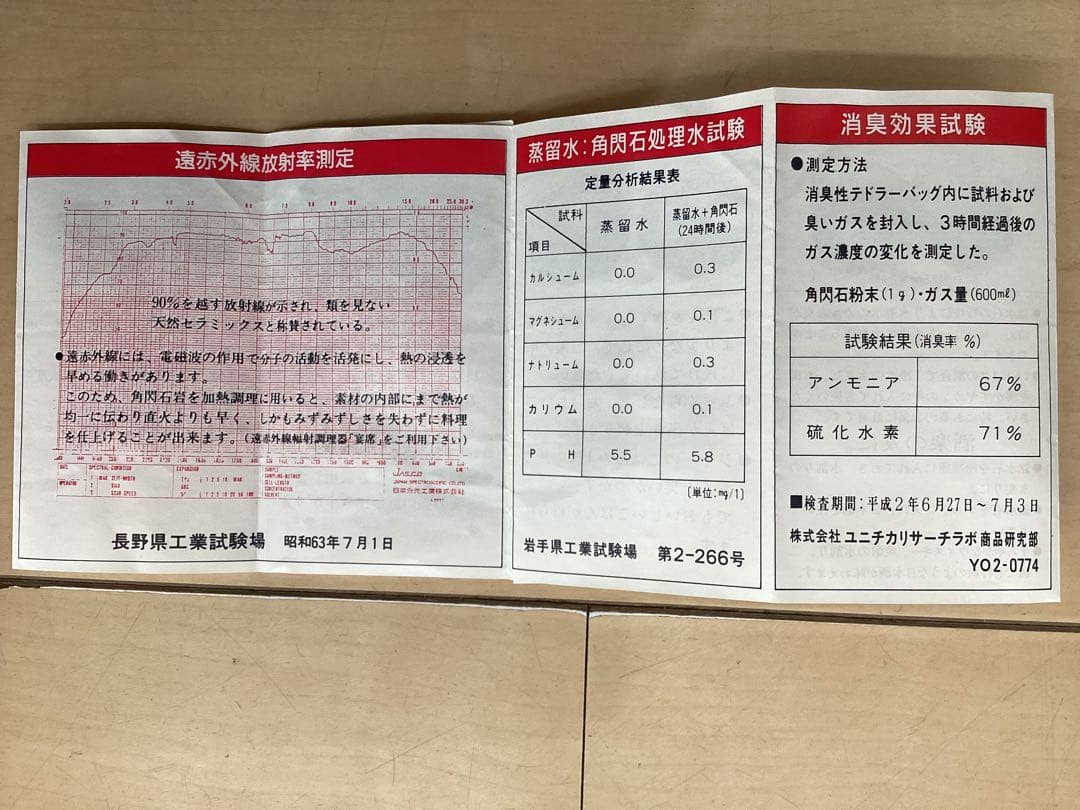 岩手県遠野　とおのの銘石　角閃石　岩盤浴　サウナ用　5枚　送料込み