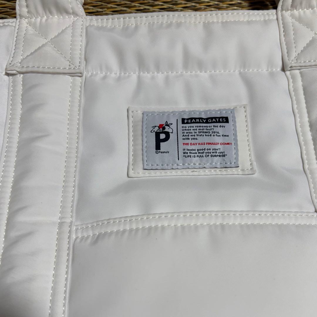 PEARLY GATES スヌーピー　トートバッグ　ロッカーバック　2way