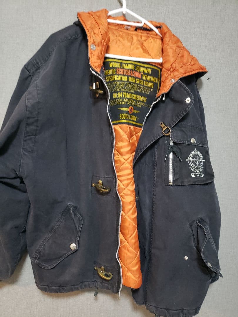 古着 90s SCOTCH&SODA 中綿 ファイアーマンブルゾン