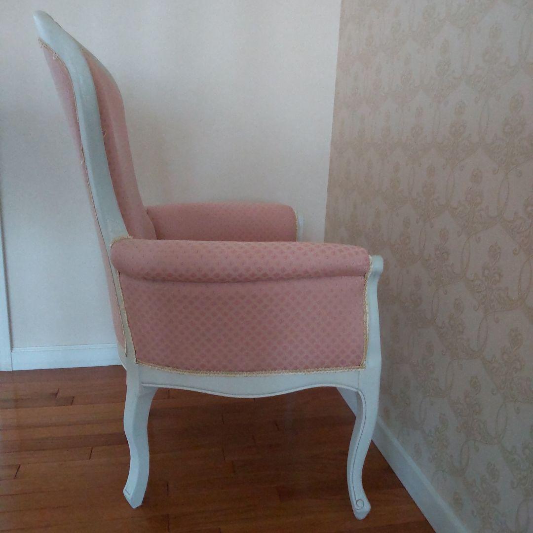 メリー クラシック ピンク プリンセスチェア 椅子