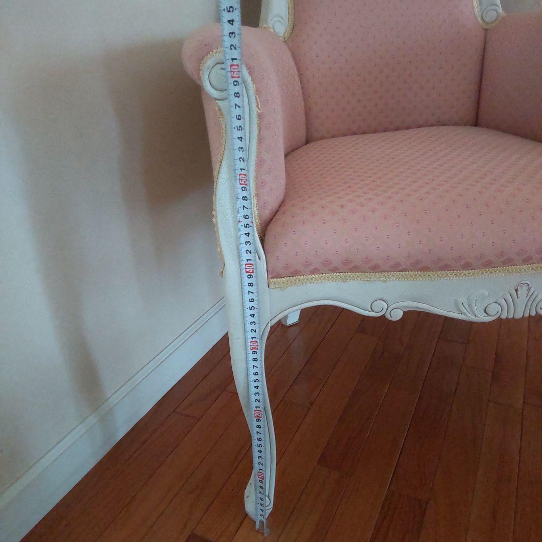 メリー クラシック ピンク プリンセスチェア 椅子